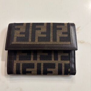 Fendi zucca wallet